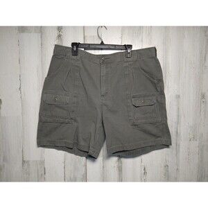 CABELA'S- KHAKI GREEN- COTTON HIKING/CARGO SHORTS- SIZE 40
